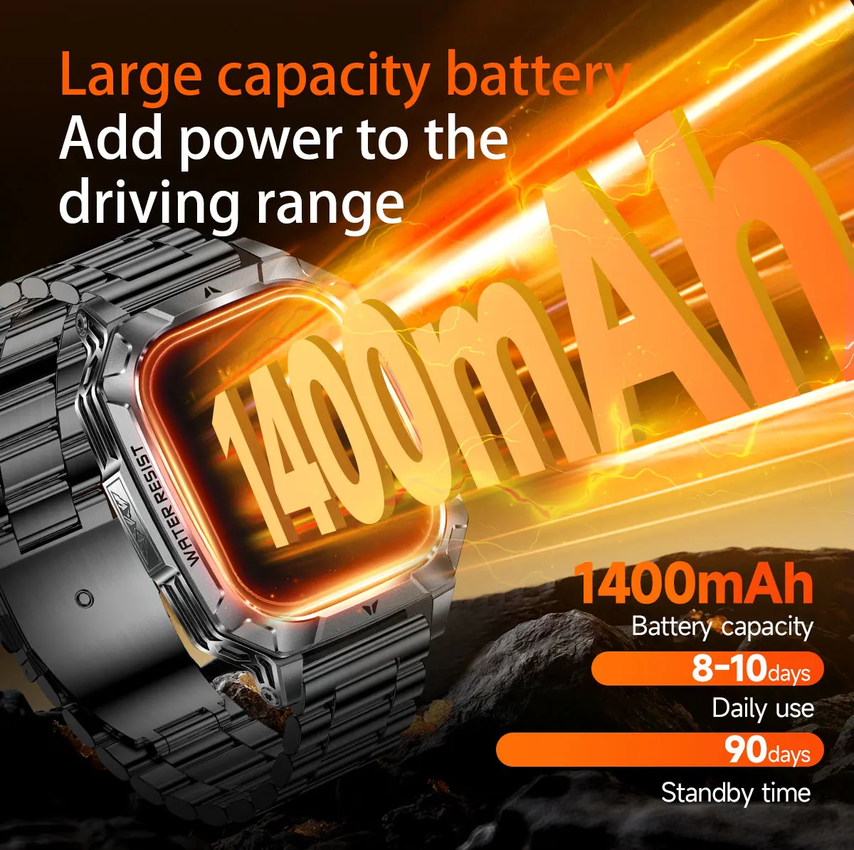 2026 New Built-in 1400mAh Supe - Smartwatch Custom recension och pris