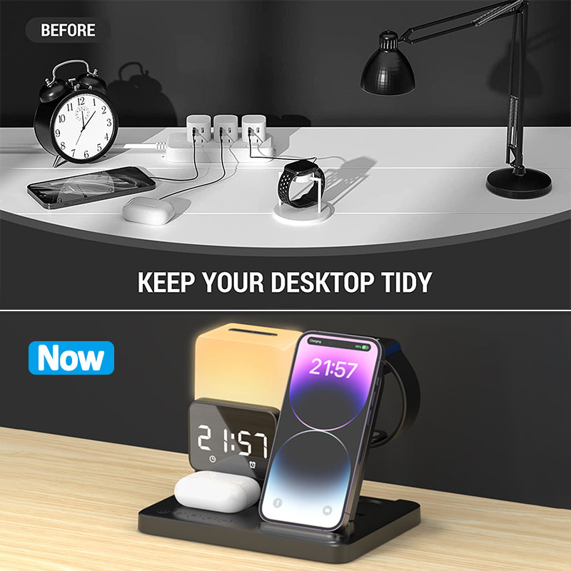 6 In 1 Foldable Lamp Wireless  - Smartwatch X12 recension och pris