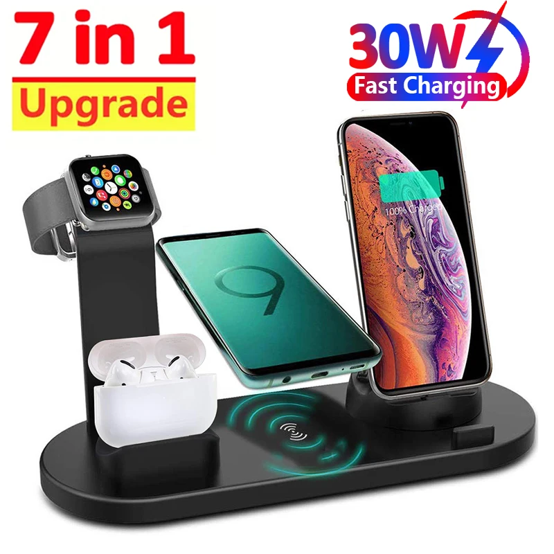 7 In 1 Wireless Charger Stand  - Smartwatch X12 recension och pris