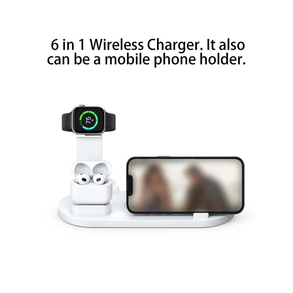 7 In 1 Wireless Charger Stand  - Smartwatch X12 recension och pris